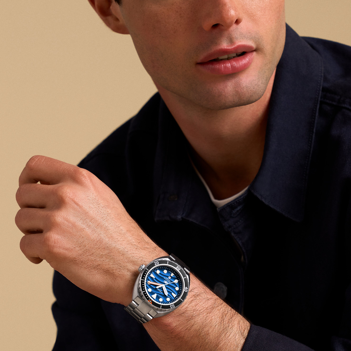 Fossil Stainless Steel Blue watch