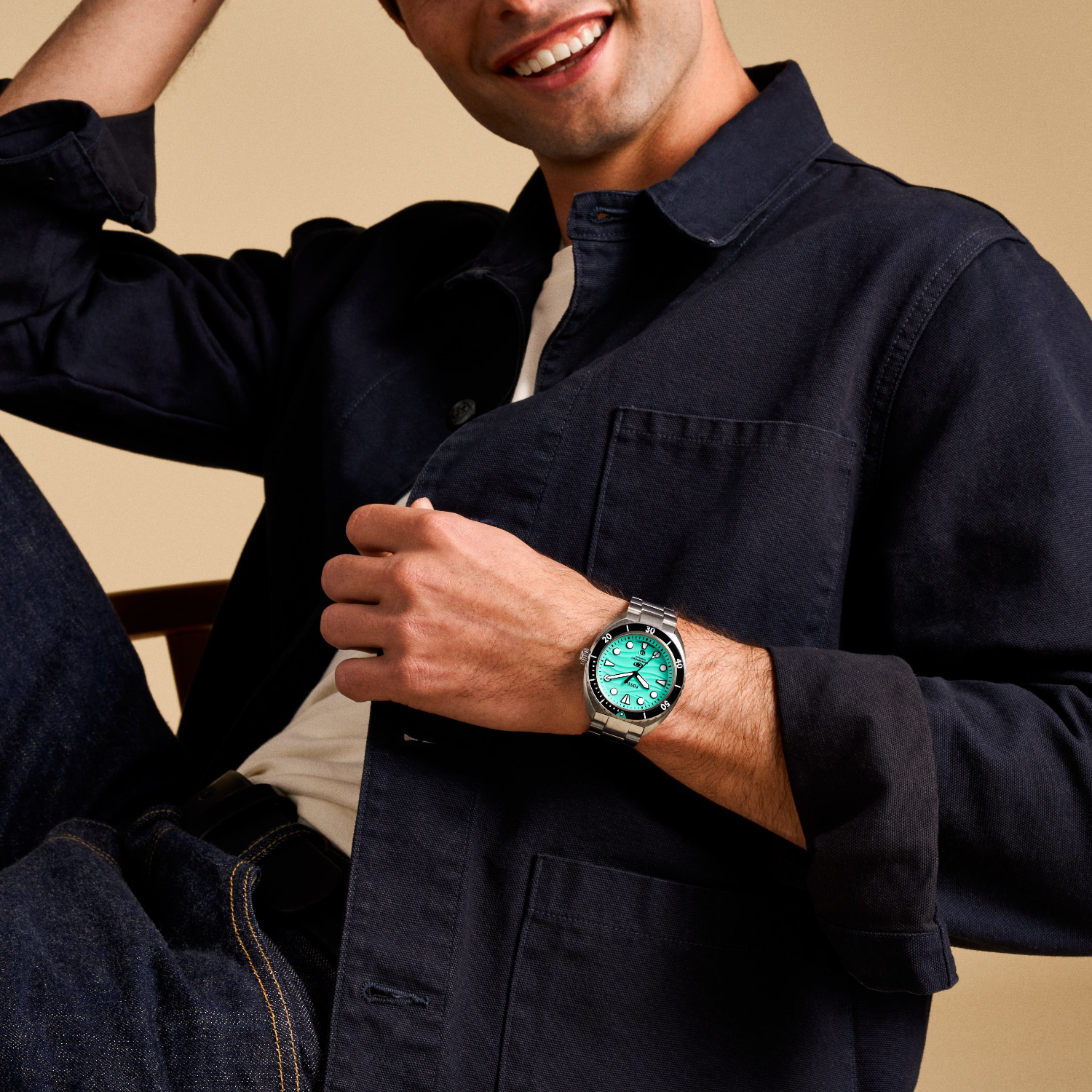 Fossil Round  Analog Men watch