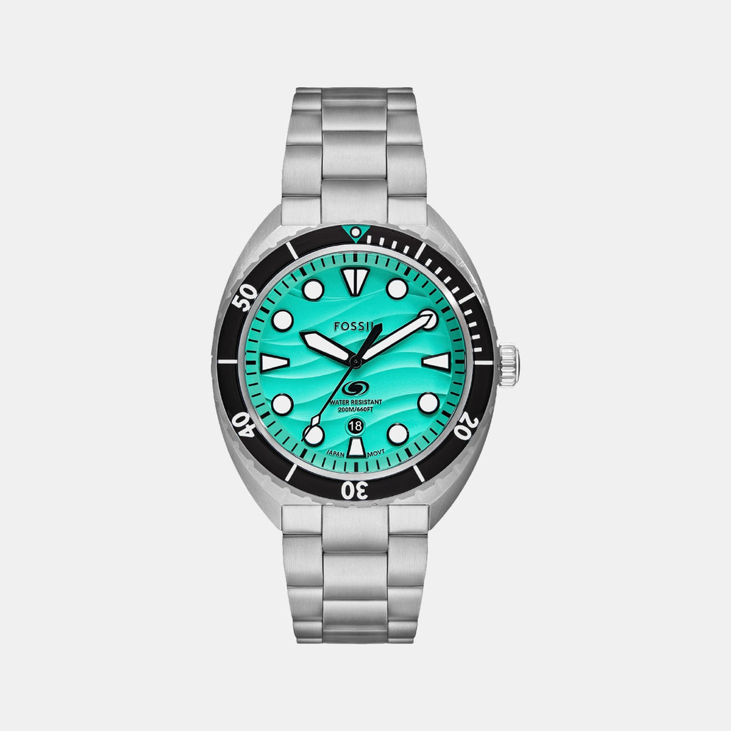 Breaker Men Green Dial Analog Stainless Steel Watch FS6066