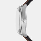 Everett Men Quartz Cream Dial Analog Leather Watch FS6071