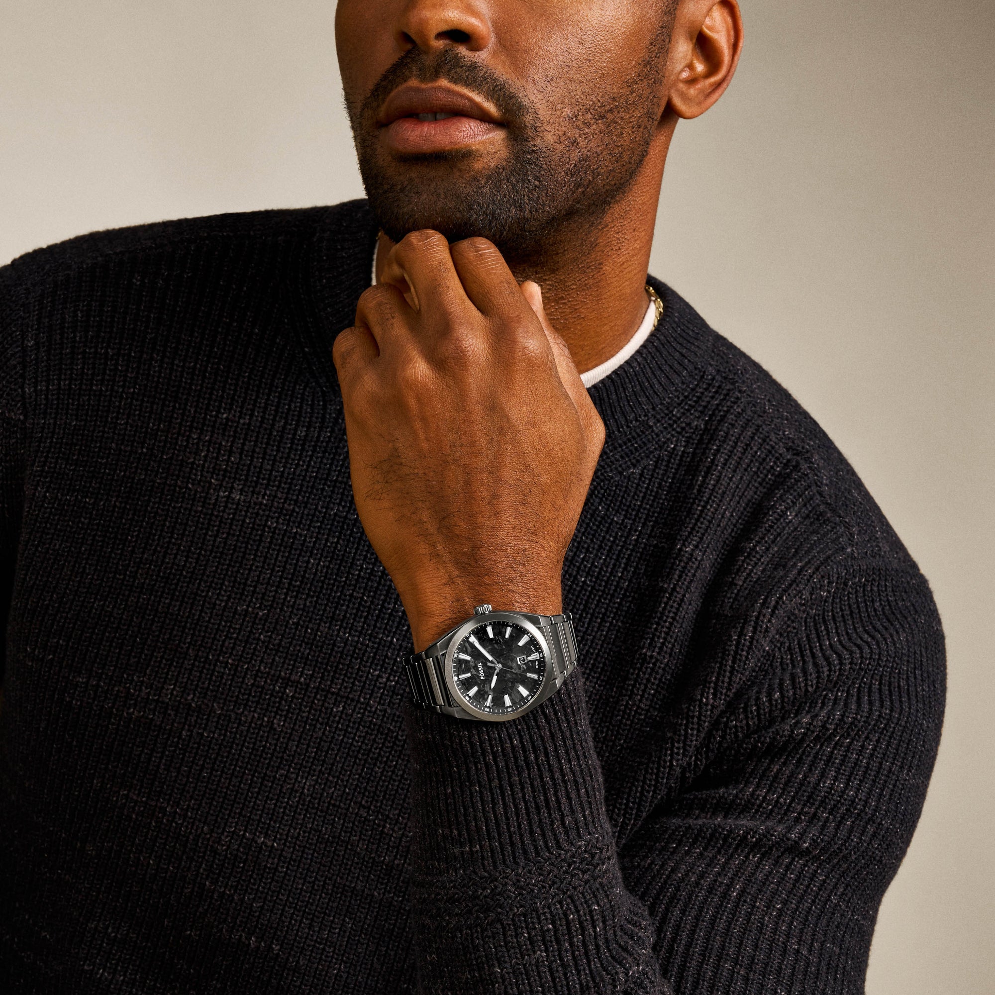 Fossil 42 mm Gunmetal Quartz watch