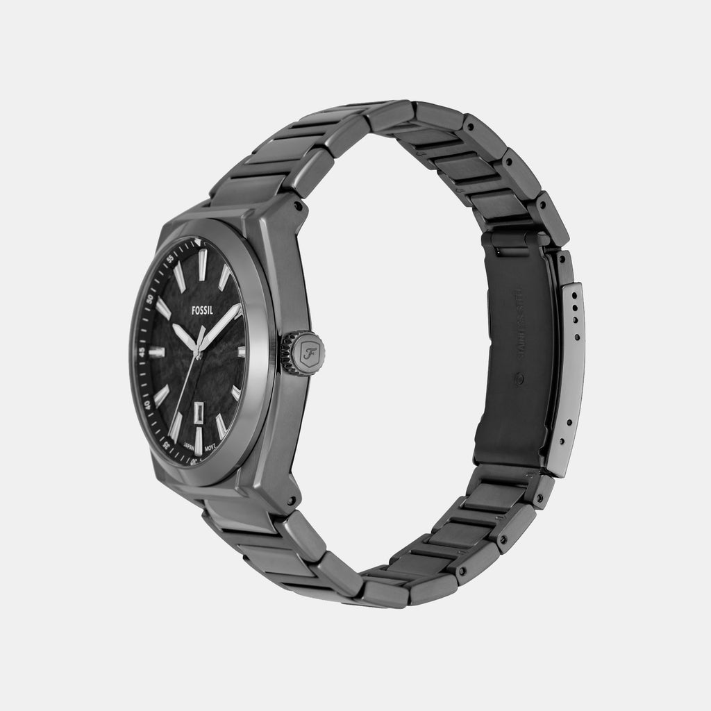 Fossil Men Round Black watch