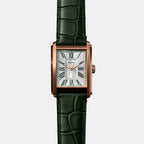 Carraway Men Quartz Silver Dial Analog Leather Watch FS6077