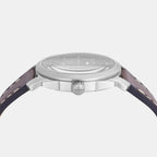 Machine Men Quartz Black Dial Analog Leather Watch FS6081SET