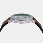 Machine Men Quartz Green Dial Analog Leather Watch FS6085