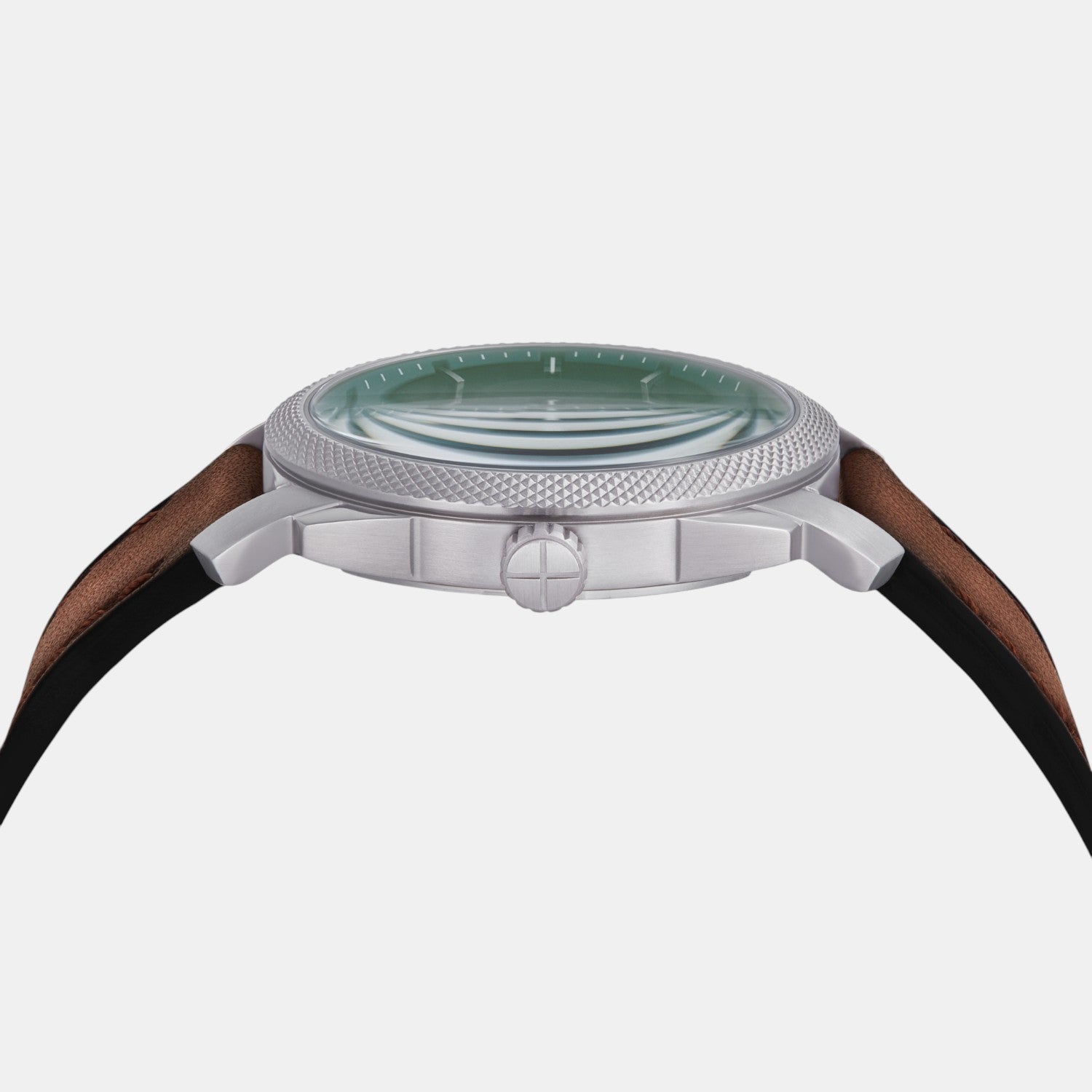 Machine Men Quartz Green Dial Analog Leather Watch FS6085