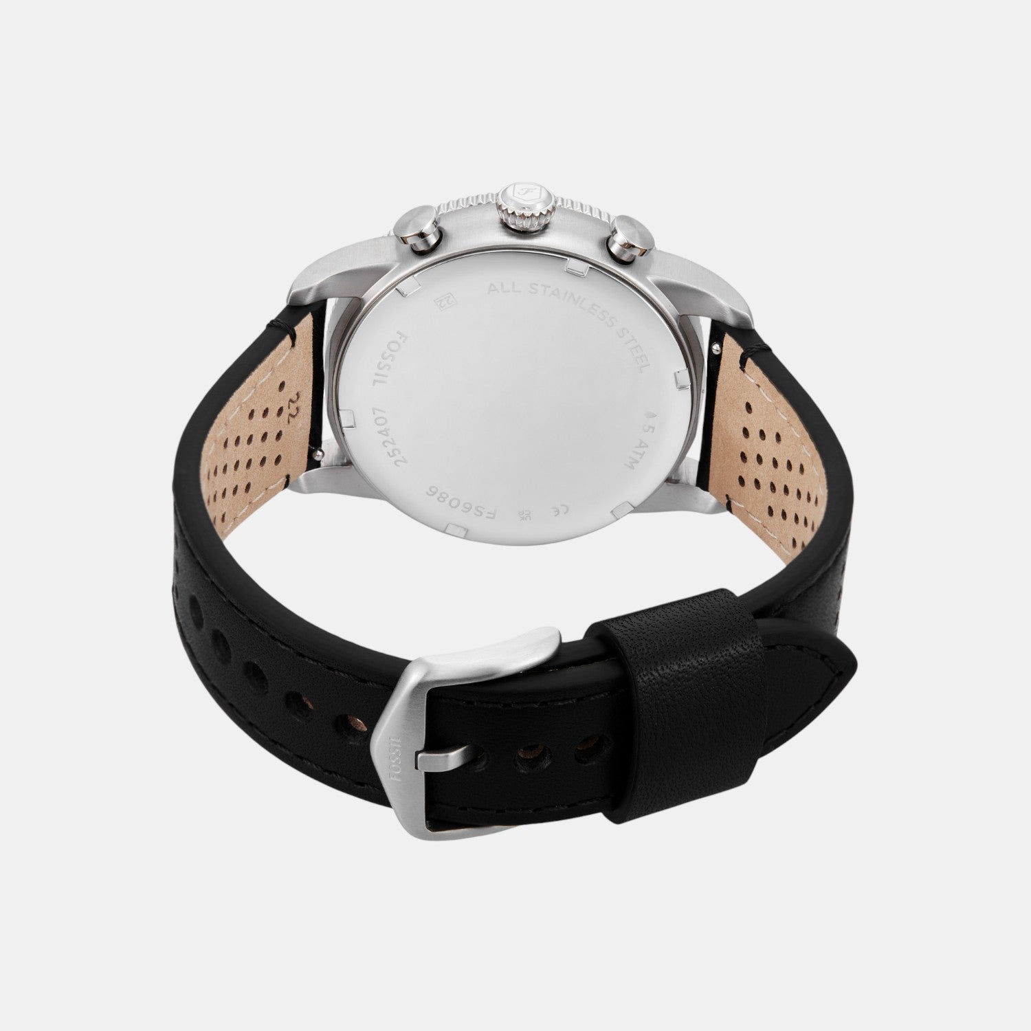 Sport Tourer Men Quartz Red Dial Chronograph Leather Watch FS6086