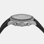 Sport Tourer Men Quartz White Dial Chronograph Silicone Watch FS6087