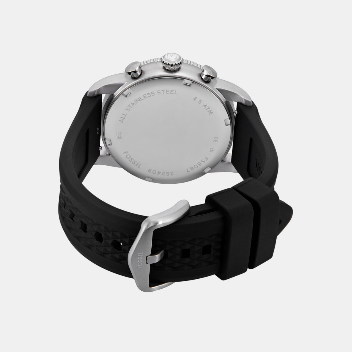 Sport Tourer Men Quartz White Dial Chronograph Silicone Watch FS6087
