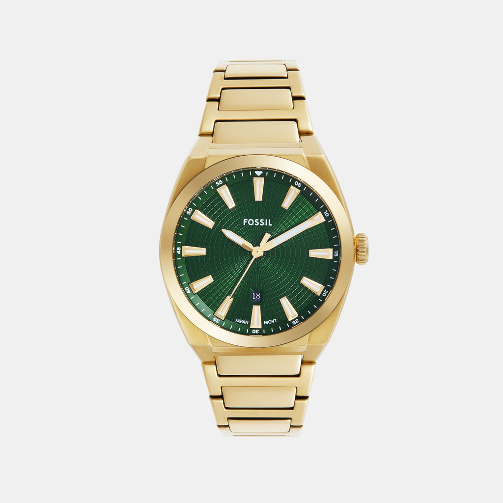 Fossil Round Green Analog watch