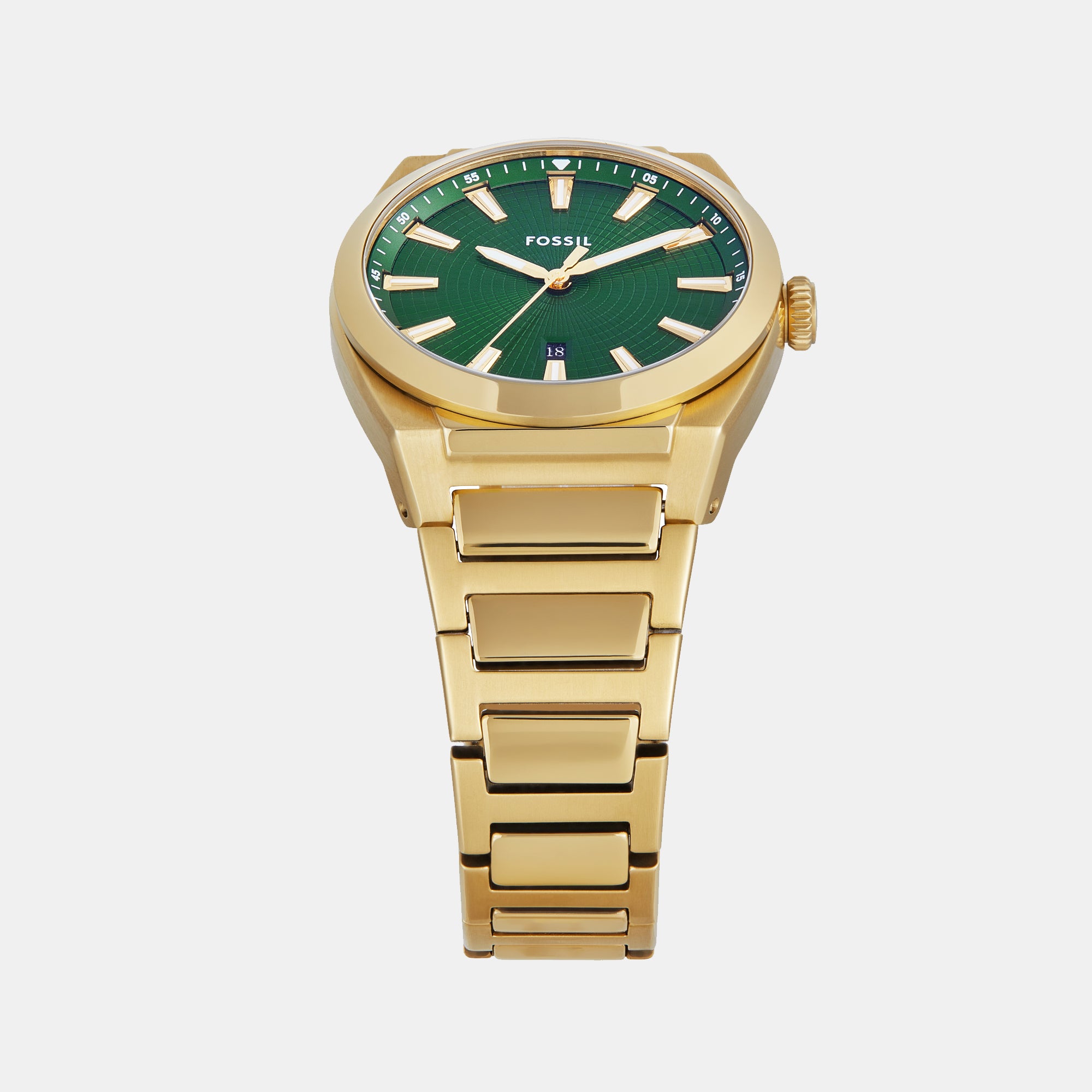 Fossil Men Round Green watch