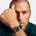 Carraway Men Quartz Black Dial Analog Leather Watch FS6091