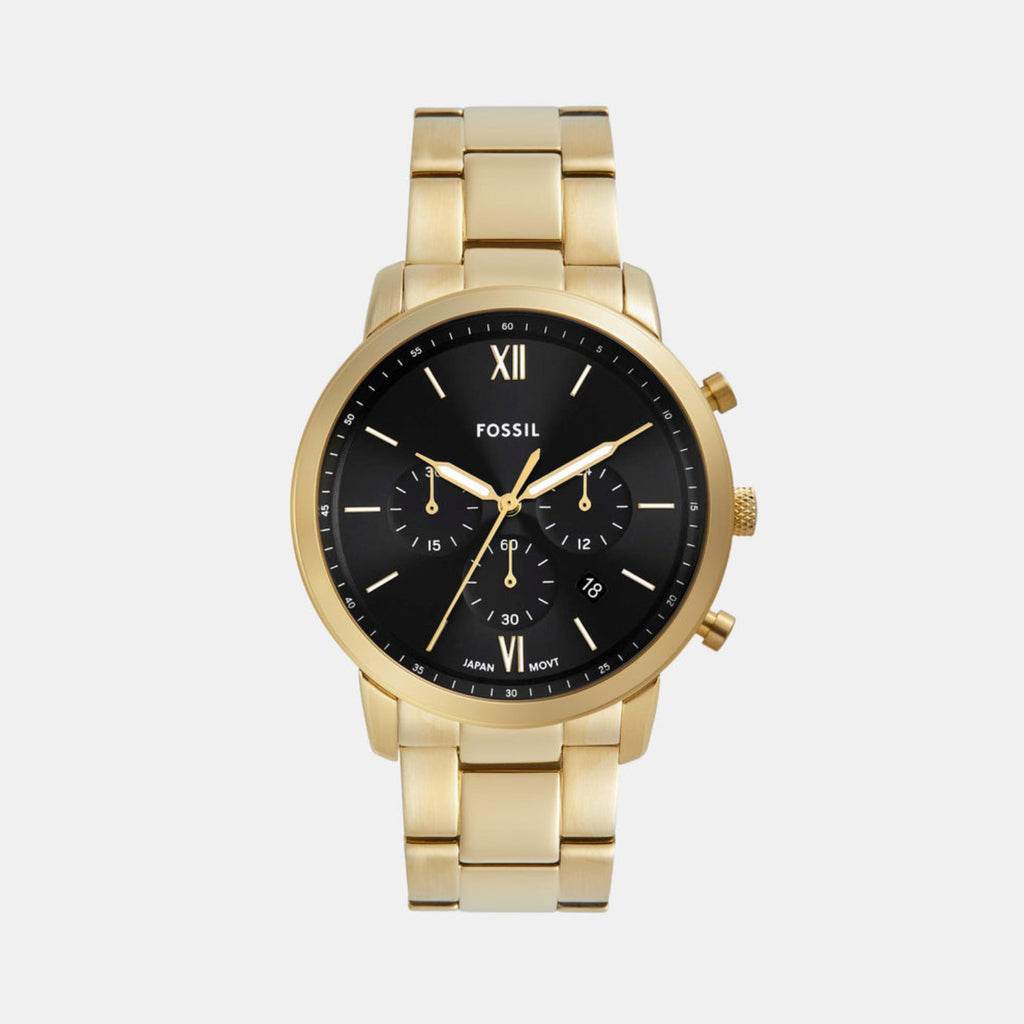 Neutra Men Quartz Black Dial Chronograph Stainless Steel Watch FS6093