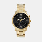 Neutra Men Quartz Black Dial Chronograph Stainless Steel Watch FS6093