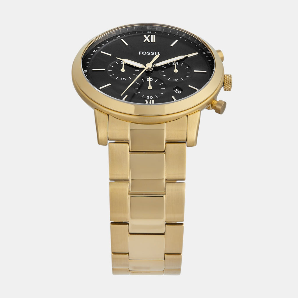 Neutra Men Quartz Black Dial Chronograph Stainless Steel Watch FS6093