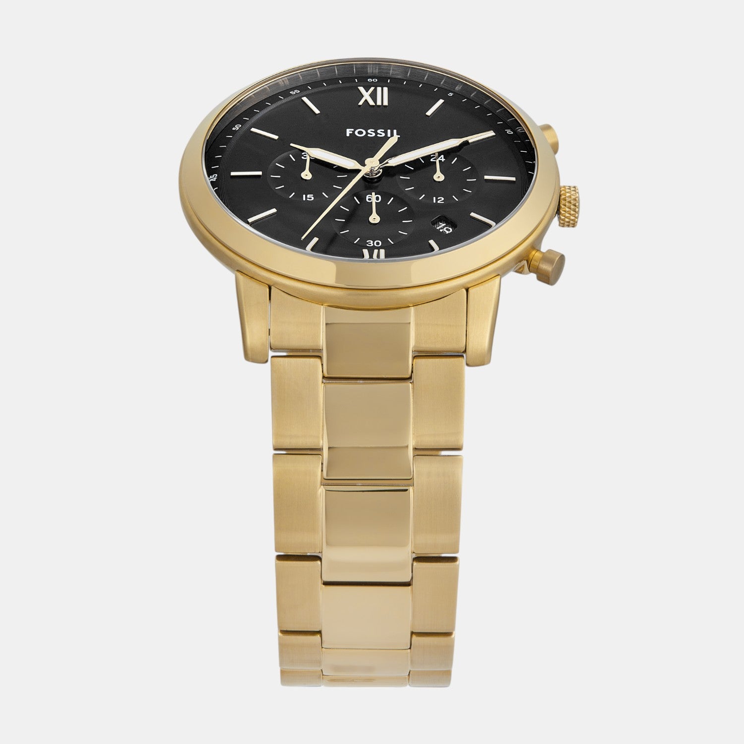 Neutra Men Quartz Black Dial Chronograph Stainless Steel Watch FS6093