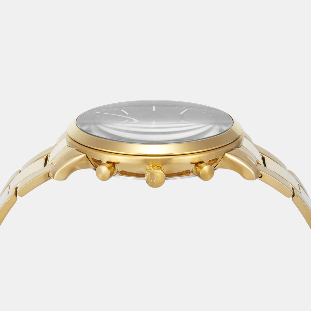 Neutra Men Quartz Black Dial Chronograph Stainless Steel Watch FS6093