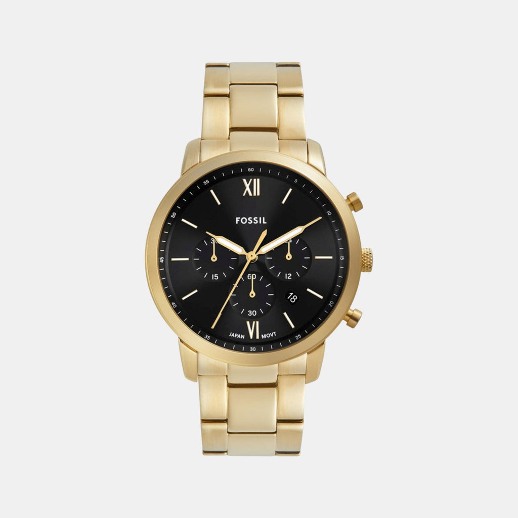 Neutra Men Quartz Black Dial Chronograph Stainless Steel Watch FS6093