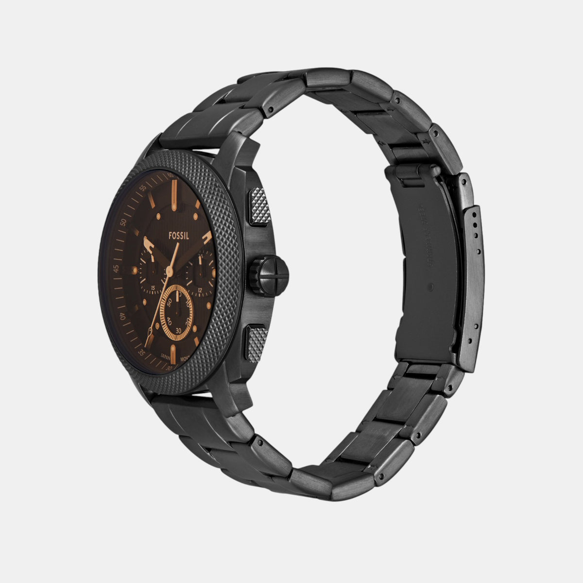 Machine Men Quartz Brown Dial Chronograph Stainless Steel Watch FS6097