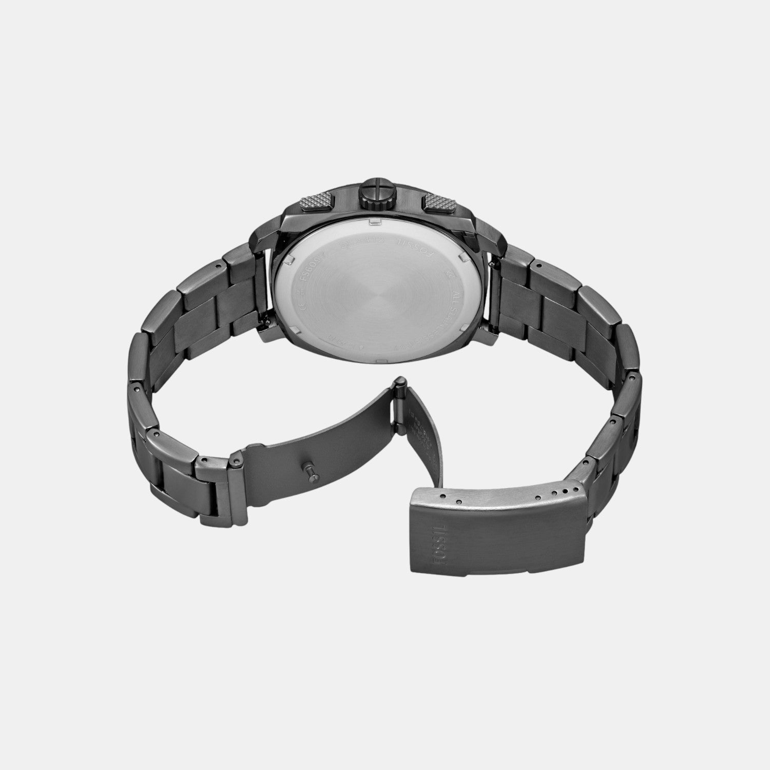 Machine Men Quartz Black Dial Chronograph Stainless Steel Watch FS6097