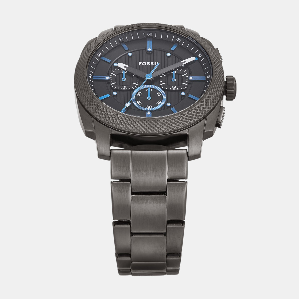 Machine Men Quartz Black Dial Chronograph Stainless Steel Watch FS6098
