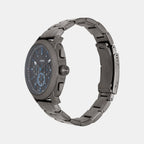 Machine Men Quartz Black Dial Chronograph Stainless Steel Watch FS6098