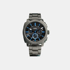 Machine Men Quartz Black Dial Chronograph Stainless Steel Watch FS6098