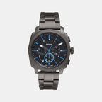 Machine Men Quartz Black Dial Chronograph Stainless Steel Watch FS6098