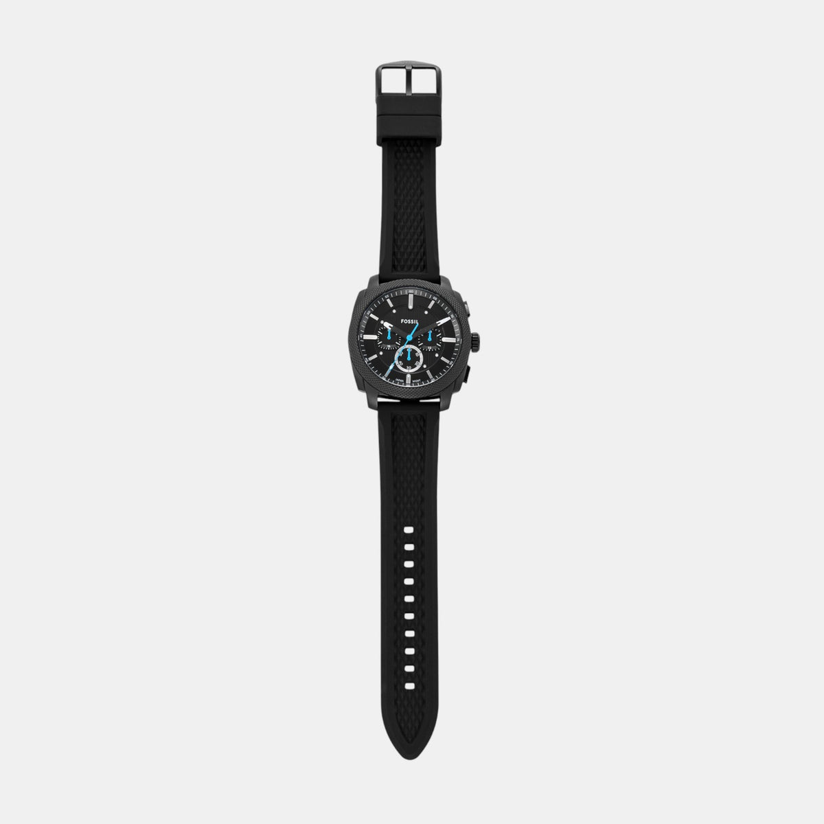 Machine Men Quartz Black Dial Chronograph Silicone Watch FS6099