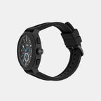 Machine Men Quartz Black Dial Chronograph Silicone Watch FS6099