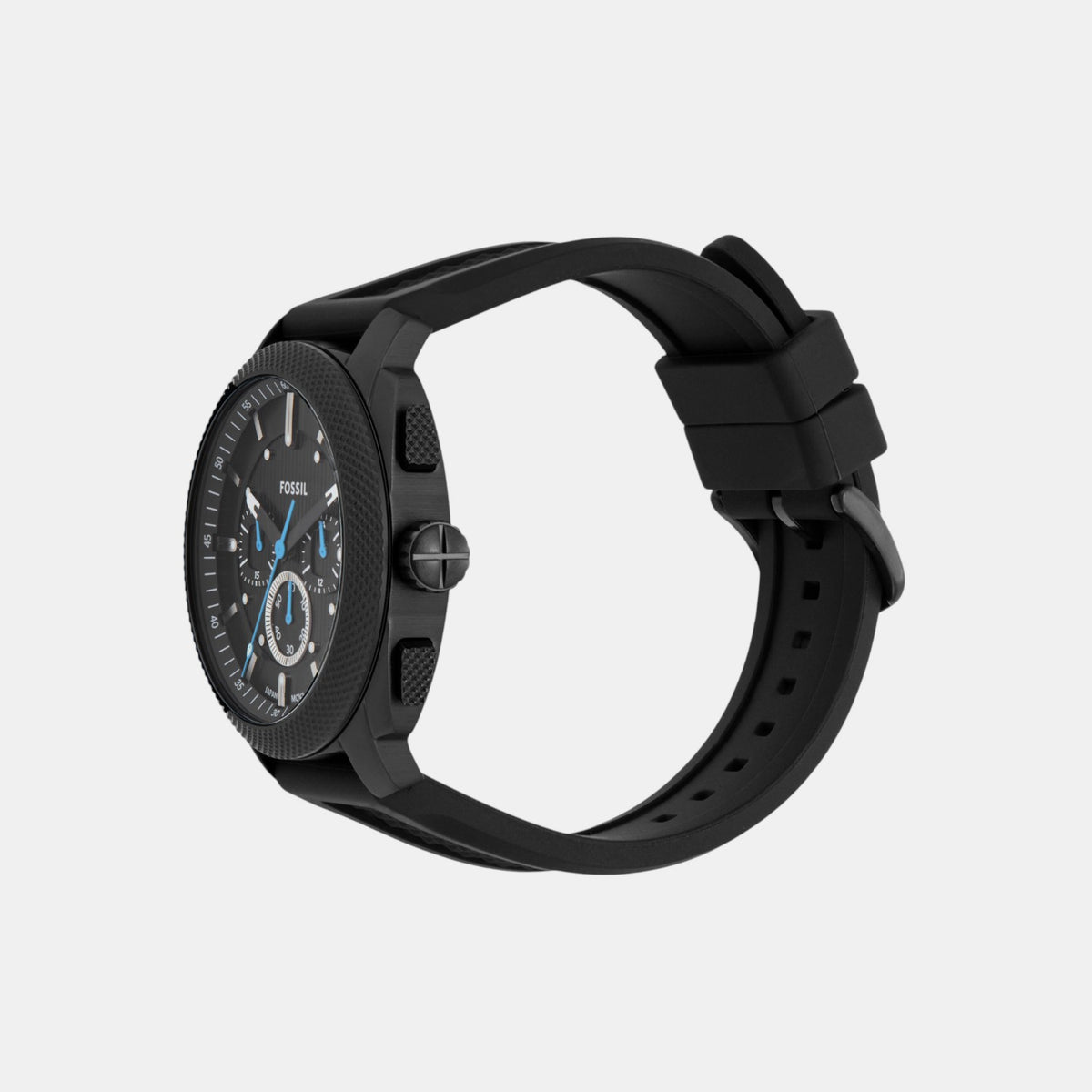 Machine Men Quartz Black Dial Chronograph Silicone Watch FS6099