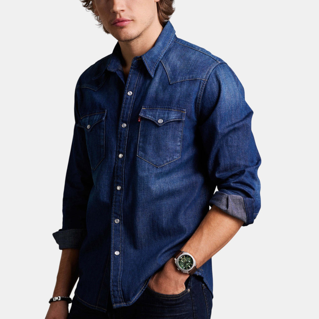 Machine Men Quartz Green Dial Chronograph Leather Watch FS6100