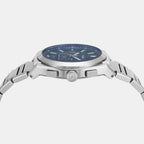 Everett Men Quartz Blue Dial Chronograph Stainless Steel Watch FS6104