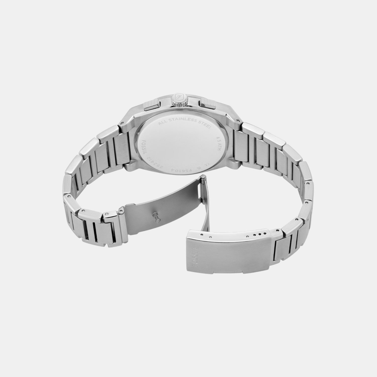 Everett Men Quartz Blue Dial Chronograph Stainless Steel Watch FS6104