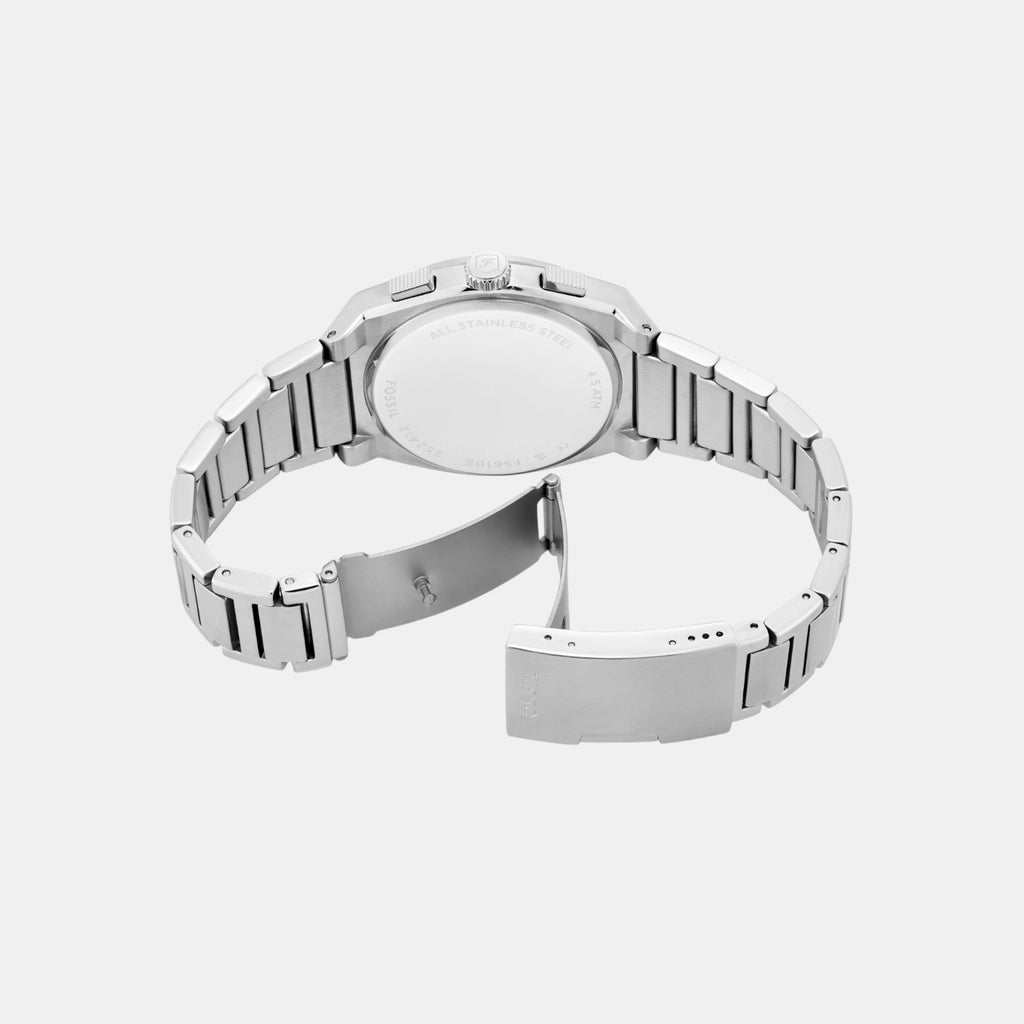 Everett Men Quartz Blue Dial Chronograph Stainless Steel Watch FS6105