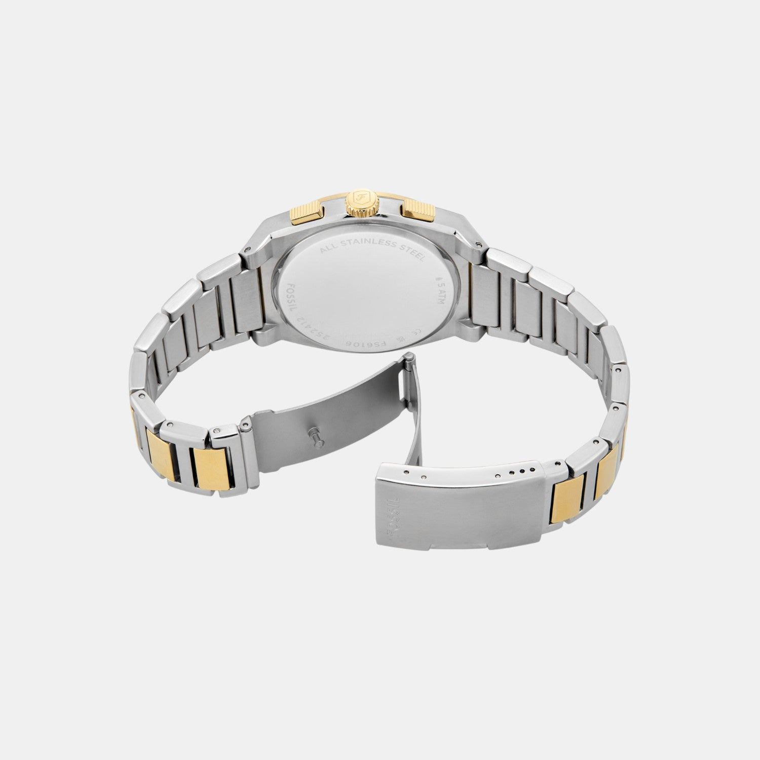 Everett Men Quartz Green Dial Chronograph Stainless Steel Watch FS6106