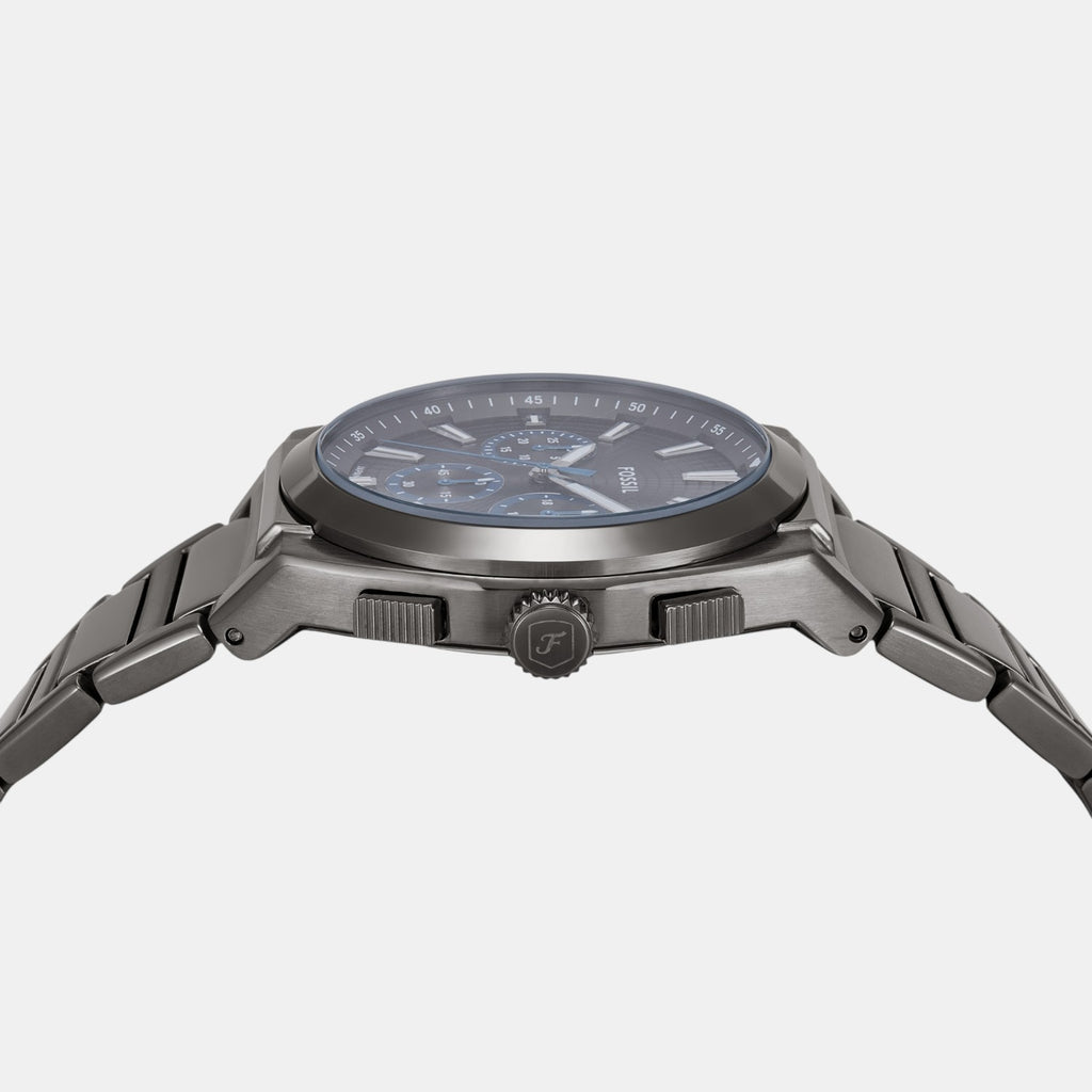 Everett Men Quartz Grey Dial Chronograph Stainless Steel Watch FS6107