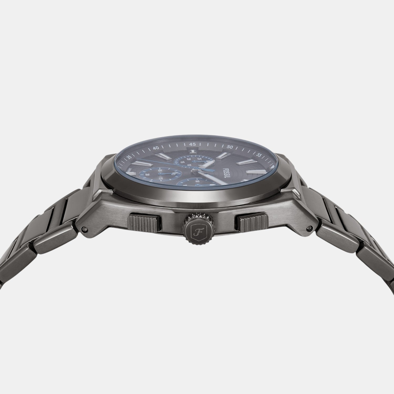 Everett Men Quartz Grey Dial Chronograph Stainless Steel Watch FS6107