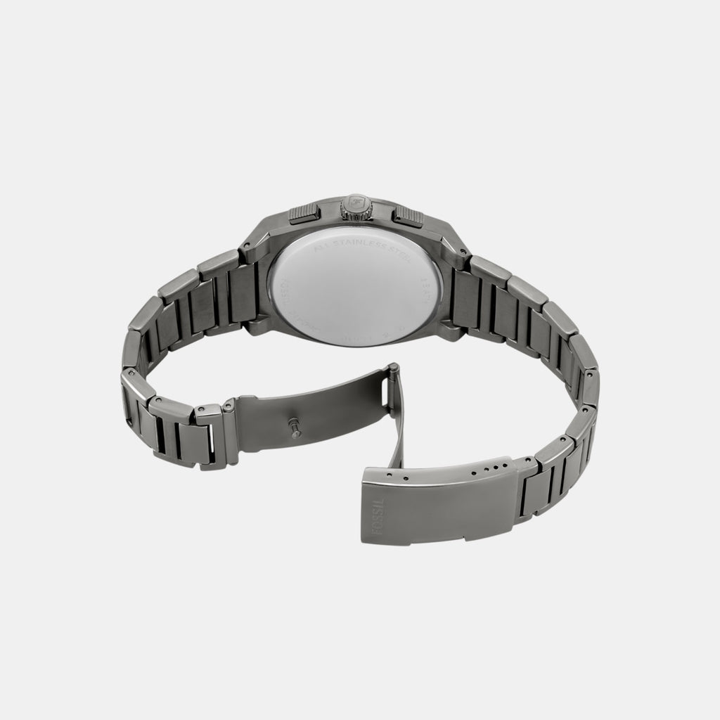 Everett Men Quartz Grey Dial Chronograph Stainless Steel Watch FS6107