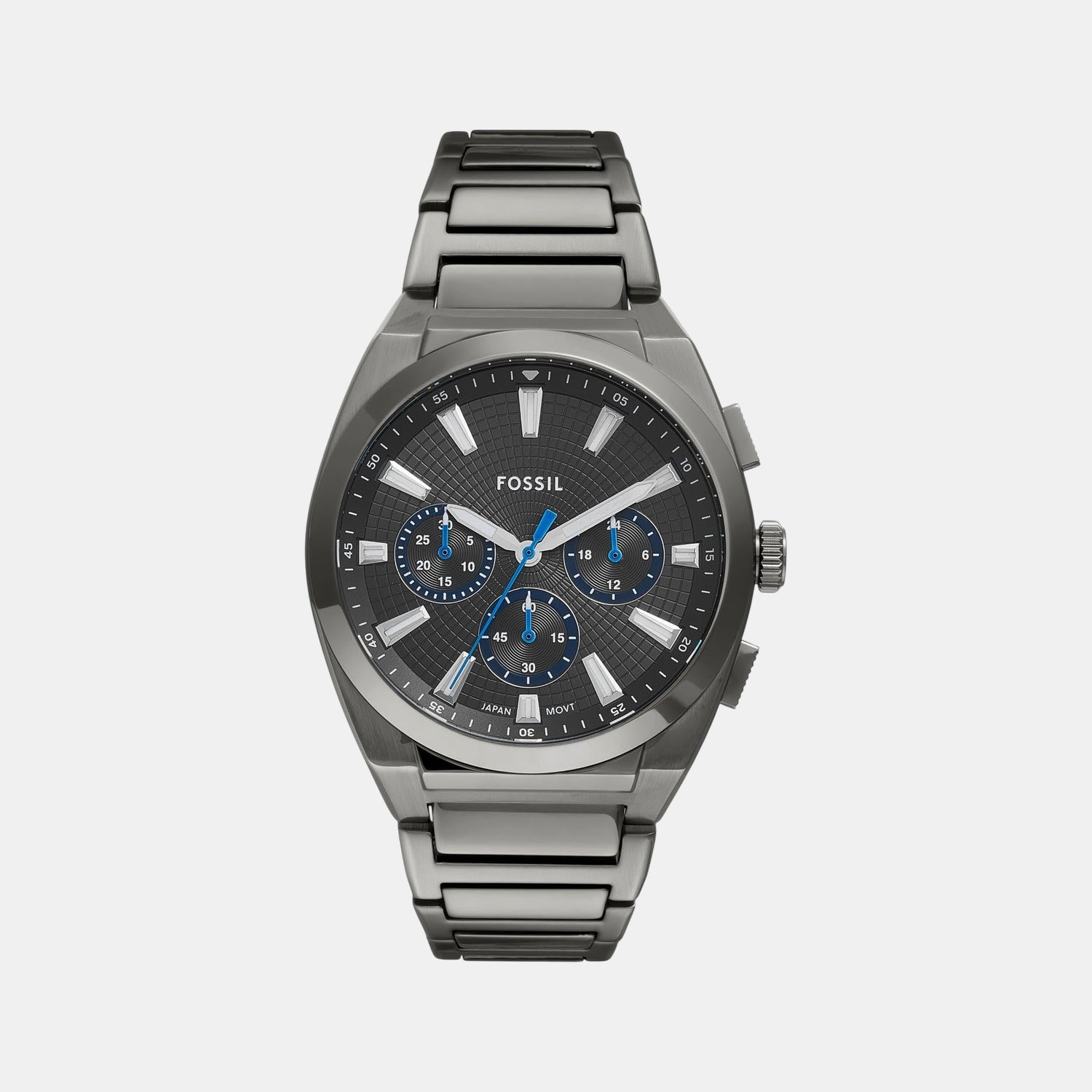 Everett Men Quartz Grey Dial Chronograph Stainless Steel Watch FS6107