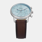 Neutra Men Quartz Blue Dial Chronograph Leather Watch FS6109