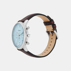 Neutra Men Quartz Blue Dial Chronograph Leather Watch FS6109