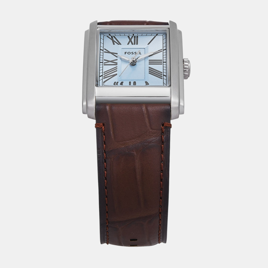 Carraway Men Quartz Blue Dial Analog Leather Watch FS6110