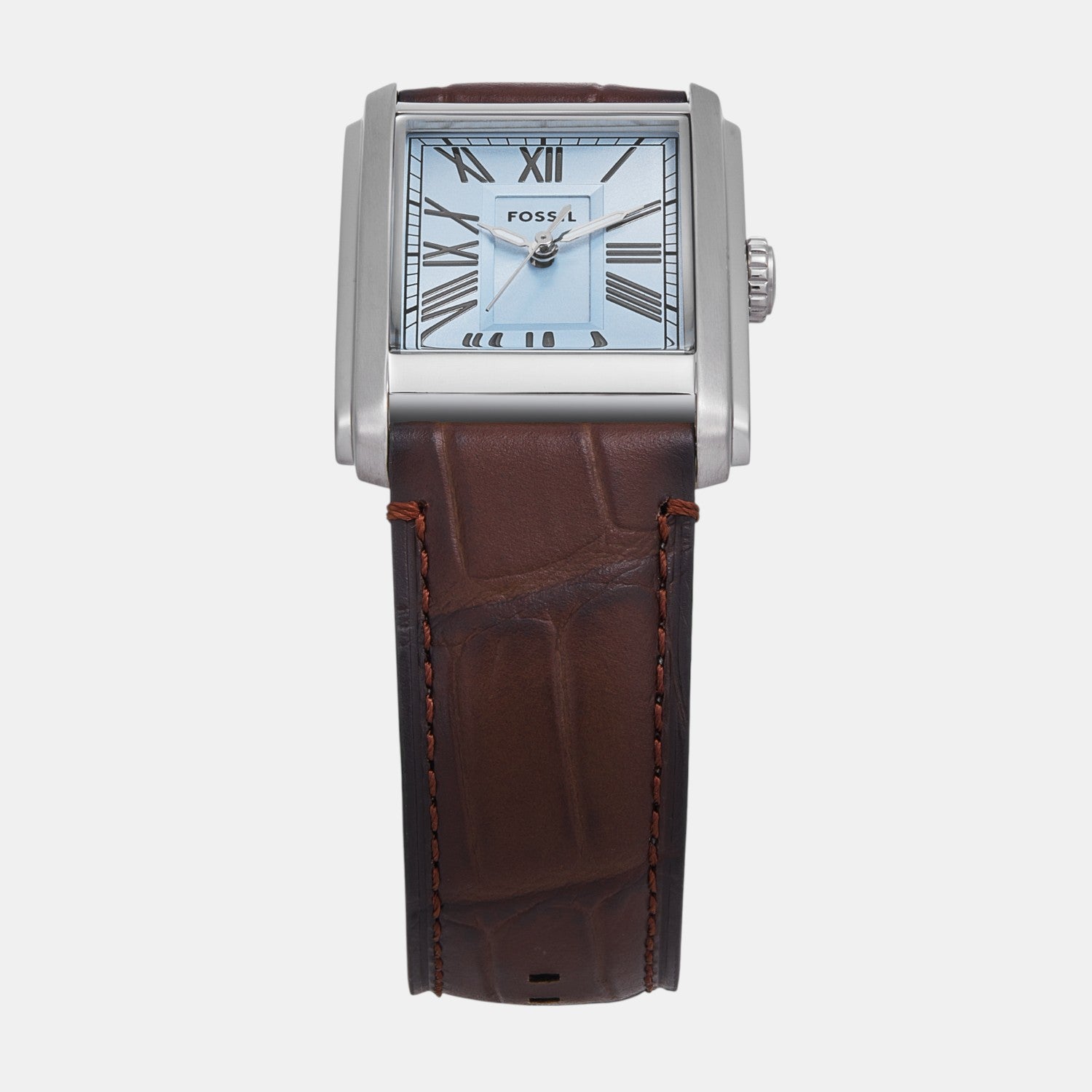 Carraway Men Quartz Blue Dial Analog Leather Watch FS6110