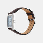 Carraway Men Quartz Blue Dial Analog Leather Watch FS6110