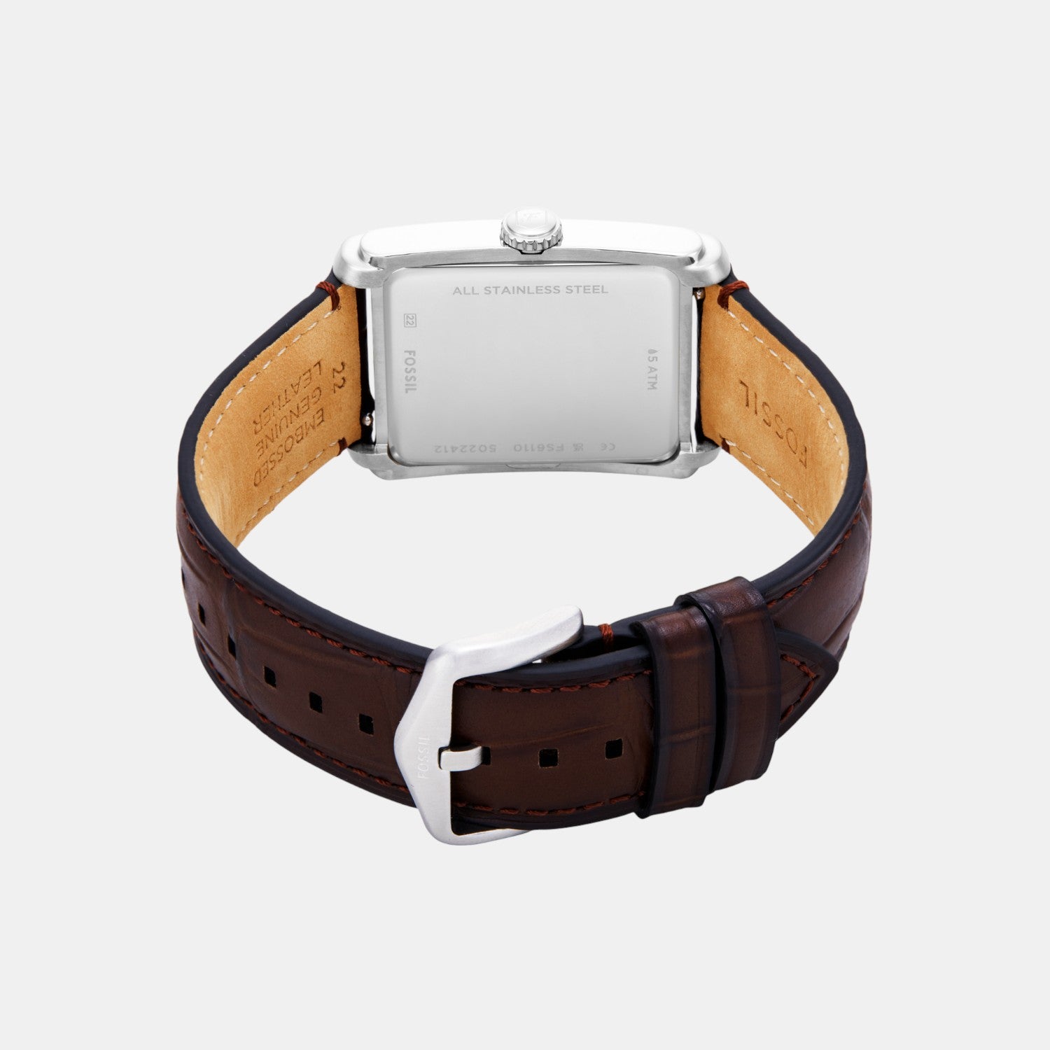 Carraway Men Quartz Blue Dial Analog Leather Watch FS6110