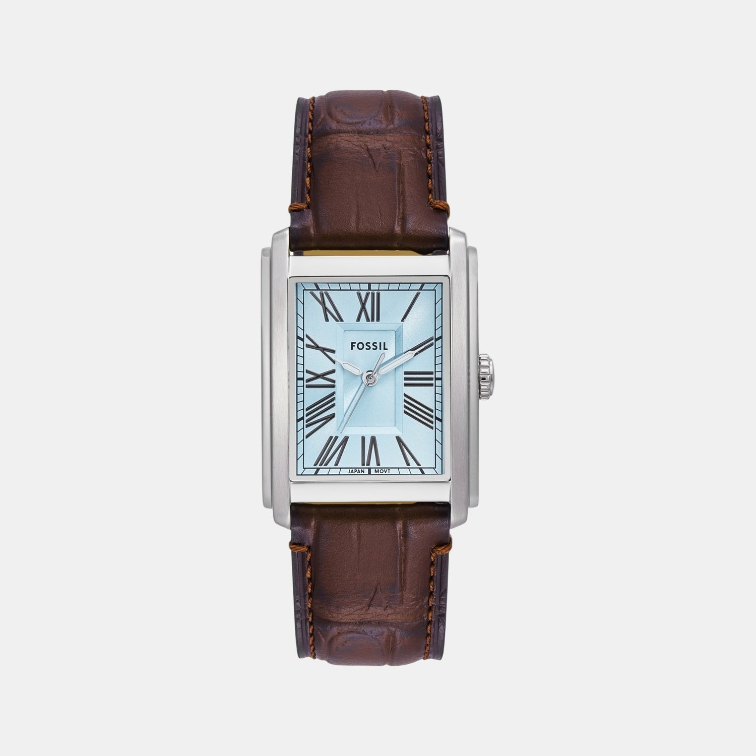 Carraway Men Quartz Blue Dial Analog Leather Watch FS6110