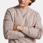 Neutra Men Quartz Silver Dial Chronograph Stainless Steel Watch FS6112