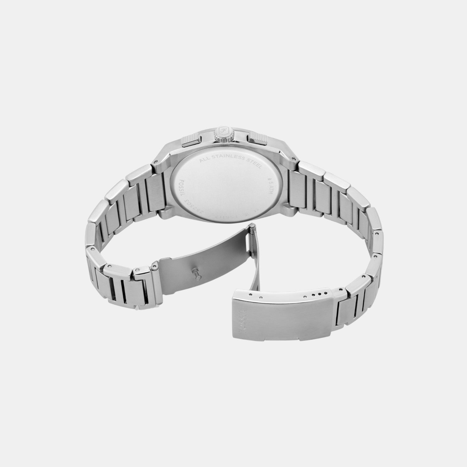 Men Quartz Blue Dial Chronograph Stainless Steel Watch FS6117