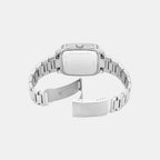 Men Quartz Blue Dial Analog Stainless Steel Watch FS6121